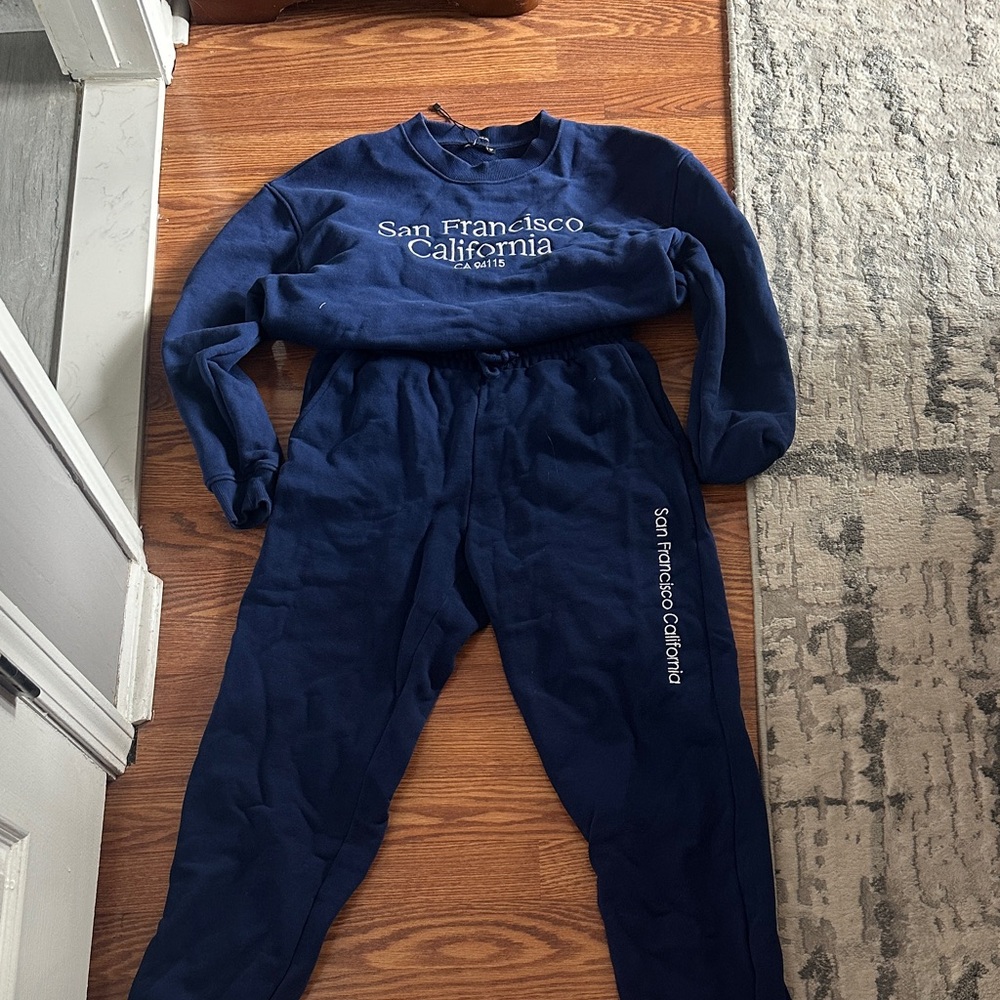 San Francisco California Zara Navy Sweatset